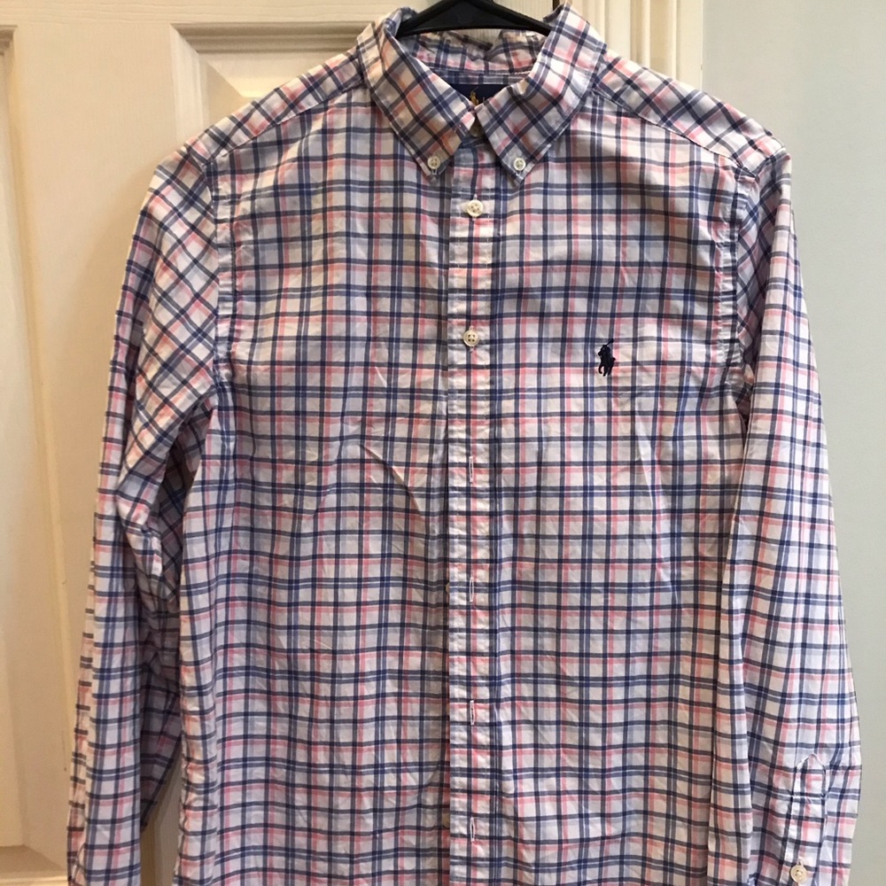 Boys SZ LG (14-16) button down dress shirt